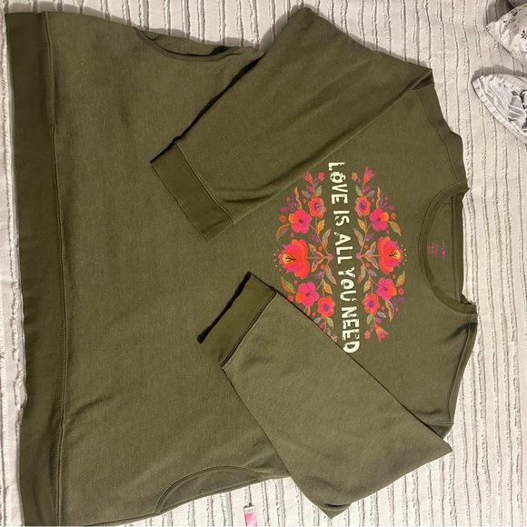 NATURAL LIFE Green Sweatshirt with Pockets - Picture 9 of 9